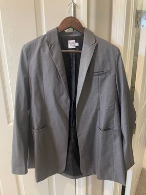 Princess Polly Gray Men's Blazer - Classic Tailored Sport Coat